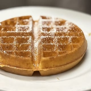 True Belgian Waffle with Fruit
