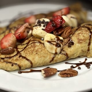 Banana Split Crepes